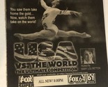 USA Vs The World TV Guide Print Ad Mary Lou Retton TPA7 - $5.93
