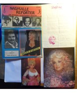 Dolly Parton Vintage Items Postcard + 8*10 pic + Dollywood Ltr + Nashvil... - £23.23 GBP