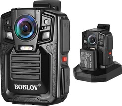 Boblov Hd66-02/D7 2K 1440P Body Worn Camera， Ip67 Waterproof&amp;Anti -Fall,... - $90.99