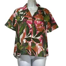 Tahari Sleepwear Tropical Floral Pajama Top Size M - £14.72 GBP