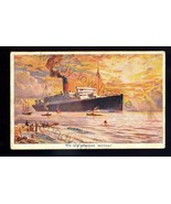 LS2580 - Cunard Liner - Scythia - Artist - Walter Thomas - postcard - $126.37 MXN