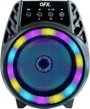 Black Qfx Bt-64 Tws Bluetooth Rechargeable Portable Speaker, And Tf Card... - $39.96