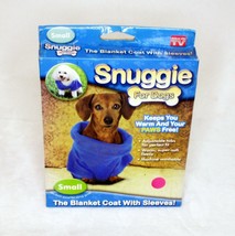 Snuggie For Dogs Fleece Blanket Coat Pink size Small New - £12.71 GBP