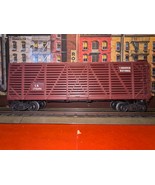 ATLAS USED MODIFIED  Canadian National Slat Wall Cattle Car  Brown w/White Lette - $10.00
