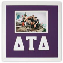 Delta Tau Delta Fraternity Friendship Frame Purple &amp; White Licensed Photo Frame  - £20.58 GBP