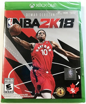 NEW NBA 2K18 Microsoft Xbox One Video Game Demar Derozan Cover basketball xb1 - £11.01 GBP