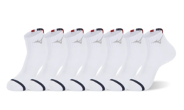 Mizuno Cushion Ankle Socks 7 Pairs Unisex Sports Training Casual Sock Wh... - $34.32