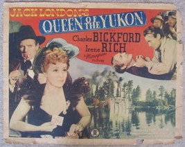 Original 1940 Queen Of The Yukon Movie Poster Charles Bickford, Irene Rich Rare - £23.67 GBP