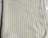 Gerber Green Baby Blanket THERMAL WAFFLE WEAVE Stripe Security 22&quot;x24&quot; - $24.70