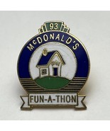 1993 McDonald’s Fun-A-Thon Corporation Company Advertisement Lapel Hat Pin - $10.95