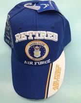 US Air Force Retired w/Shadow AF Emblem on a Blue/white ball cap - $20.00