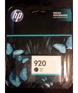 Genuine HP 920 Black Ink Cartridge CD971AN New Factory Sealed - £10.11 GBP