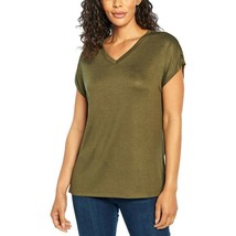 Orvis Womens V-Neck Tunic Top Size: M, Color: Olive night - £20.77 GBP