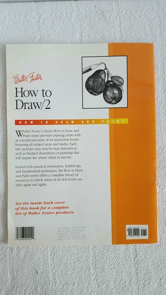 HOW TO DRAW 2 (HT-2) HT-2 (V. 2) By Walter Foster *Excellent Condition* Item image 2