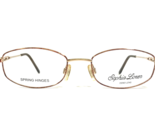 Sophia Loren Eyeglasses Frames M133 ZYLOWARE 153 Gold Tortoise Oval 50-1... - $74.58