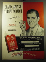 1950 Pall Mall Cigarettes Advertisement - £14.77 GBP