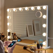 Hollywood Vanity Mirror With Speaker Support, Touch Screen, And 3 Color Modes By - $103.94