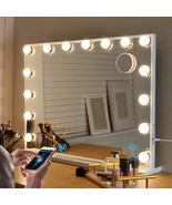 Hollywood Vanity Mirror With Speaker Support, Touch Screen, And 3 Color ... - $103.99