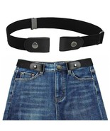 No Bulge Hassle Buckle-Free Elastic Belts Womens Mens Invisible Belt Jea... - $8.21 CAD