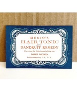 Muoio Hair Tonic  Beauty Products John Muoio Antique Labels 1920-30s 2 x 3 - $27.56 CAD