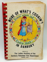 More of What&#39;s Cookin&#39;? in Danbury Cookbook 1978 Spiral - $19.80