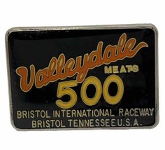 Valleydale Meats 500 Bristol Tennessee Race Car NASCAR Racing Lapel Hat Pin - £6.23 GBP