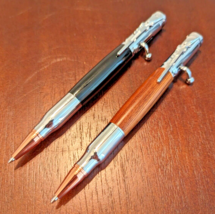 2x Bolt Action Pen Bullet Pen Silver Metal Material Great Gift For Dad Friend - £15.61 GBP