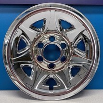 ONE 2014-2019 Chevrolet Silverado 1500 WT 7950PC 17" 6 Lug Chrome Wheel Skin NEW - £30.27 GBP