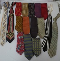 16 Silk Ties Steven Land Brutini Club Room Alfani &amp; more - £58.99 GBP