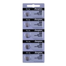 Energizer 329 Button Cell Silver Oxide SR731SW Watch Battery Pack of 5 B... - $7.99