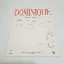 Dominque from the Songs of the Singing Nun by Soeur Sourire, O.P. Sheet Music - £5.57 GBP