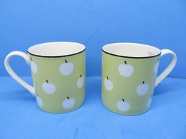 Lenox Kate Spade Wickford Orchard Accent  3 1/2&quot; Coffee Cups Mugs Set Of... - £30.67 GBP