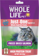 Whole Life Pet Just One Salmon - Cat Treat or Topper - Human Grade, Free... - $9.52