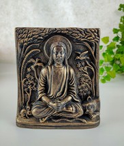 Jesus Meditating in Nature Handmade Gypsum Stone Wall Hanging Plaque - £55.45 GBP