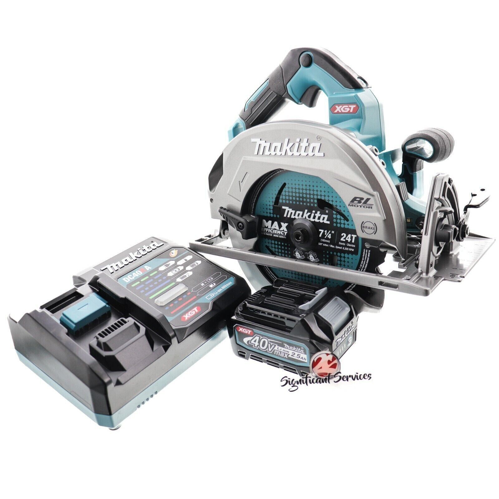 New Makita GSH01Z 40V max XGT Brushless Cordless 7‑1/4&quot; 2.5 Ah Circular ... - $469.00