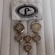 Bert Pulitzer Gold Blazer Buttons 6 2-Large, 4 Smaller - $12.95