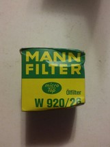 001 Vintage Mann Oil Filter W 920/26 Saab PKW 99 900  1979 NOS NIB - $21.99