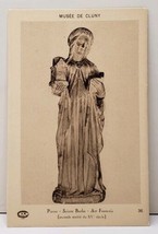 MUSEE  DE CLUNY Pierre - SAINTE BARBE - Art Francais Postcard F2 - £3.11 GBP