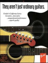 Fender Montara California Series acoustic guitar ad 1993 advertisement print - £3.31 GBP