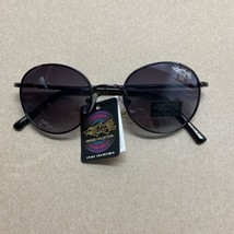 NWT Retro Rewind  Round Metal Sunglasses Womens Gunmetal Gray Lens - $10.22