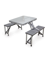 Folding Picnic Table w/ Seats - Aluminum - £143.84 GBP
