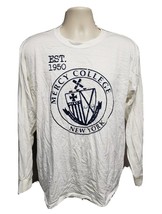 Mercy College New York est 1950 Adult White XL Long Sleeve TShirt - £12.05 GBP