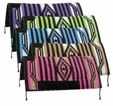 Western Horse Saddle Pad Ranch Work Barrel Racing 32&quot; X 32&quot; X 1 Wool Fel... - $34.83+