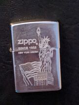 Accendino Zippo Statua Della Libertà Bandiera Americana Design Di New York - $562.22 MXN