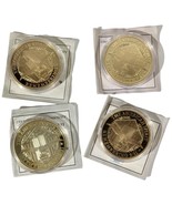 Remembering 9/11 Coins Gold Plate Survival Liberty Justice Determination... - $296.93