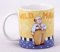 Coffee Mug &quot;WILD MAN&quot; humorous cup for nerd or geek looking person - £5.89 GBP