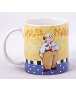 Coffee Mug &quot;WILD MAN&quot; humorous cup for nerd or geek looking person - £5.97 GBP