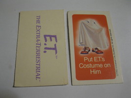 1982 E.T. Extra-Terrestrial Board Game Piece: Costume Card - $1.00