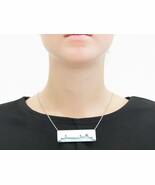 3D-Printed Necklace with Florence Skyline, Minimalist Italian Design Pen... - $615.98 MXN