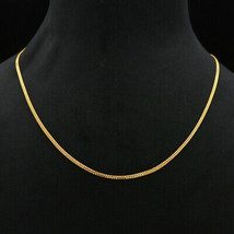 22k Hallmark Sincere Gold 23&quot; Link Chain Niece Gift Modern Women Jewelry - £1,015.12 GBP